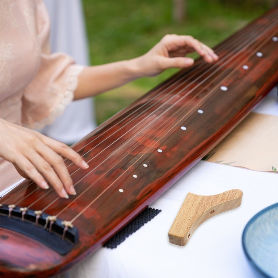 Versatile Khaki Wood Guzheng Wall Mount with Branch Design for ...