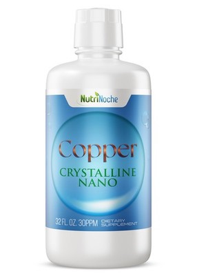 NutriNoche Liquid Colloidal Copper Supplement | 99.99% Ultra Pure Crystalline...