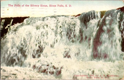 #ad #ad Sioux Falls South Dakota SD : WATER SCENE a 07 BA7606 C $8.61