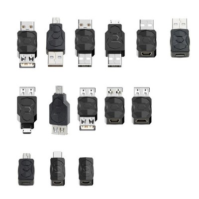 USB-Adapter Micro USB Mini USB Konverter USB Stecker Buchse High-Speed