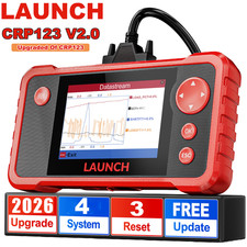 Launch Crp123 V2.0 Obd2 Scanner 4 Systems Code Reader Diagnostic Tool Oil Reset