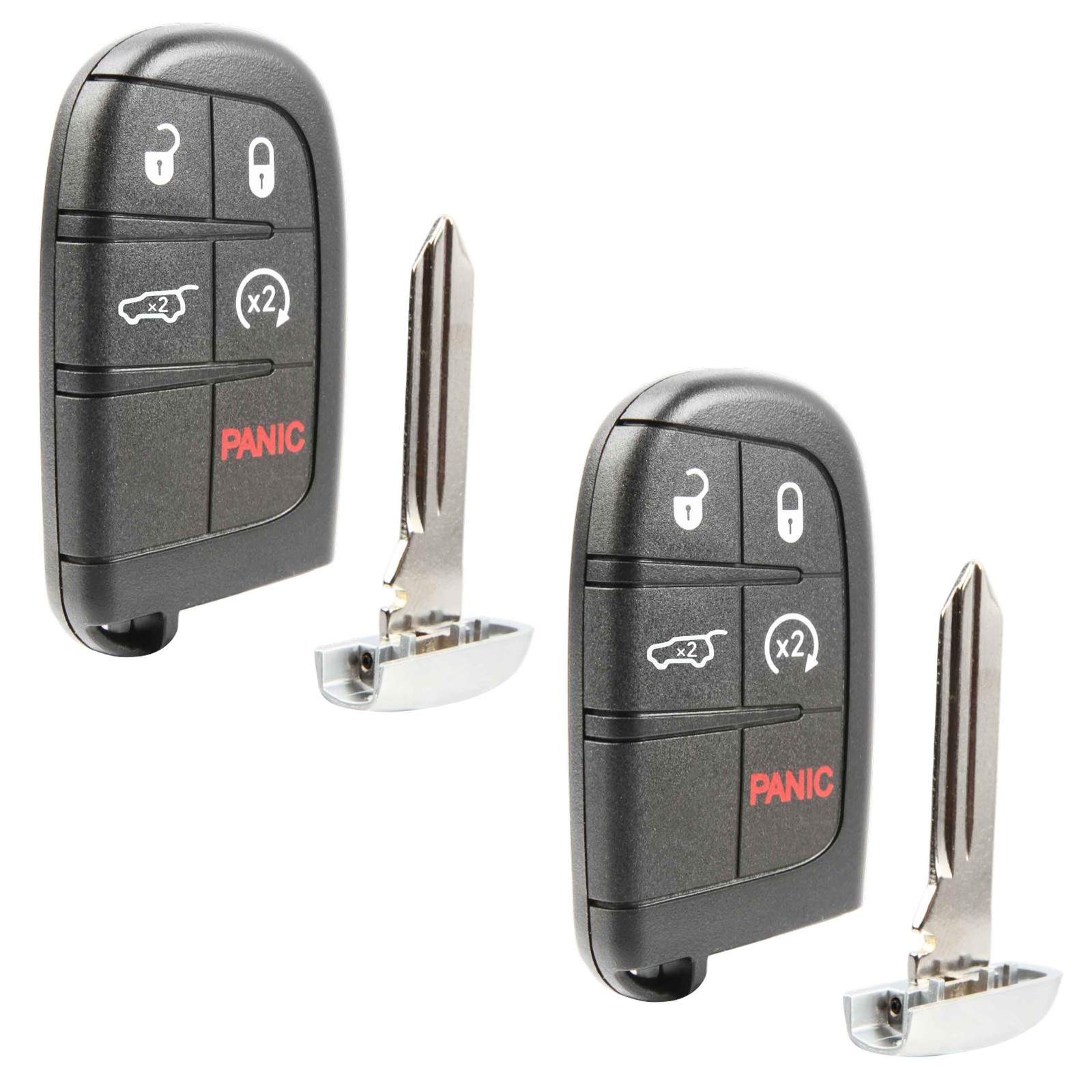 2 For 2017 2018 ~ Jeep Compass Keyless Smart Remote Car Key Fob Transmitter