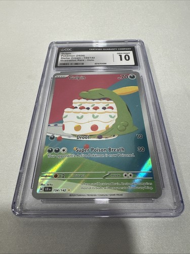 Gulpin graded CGC 10 for sale on eBay