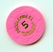 5.00 Chip from the Paddlewheel Casino Las Vegas Nevada NCV