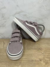 Vans Old Skool V Strap Women Purple Suede Sneakers 500714 Sz 5 New
