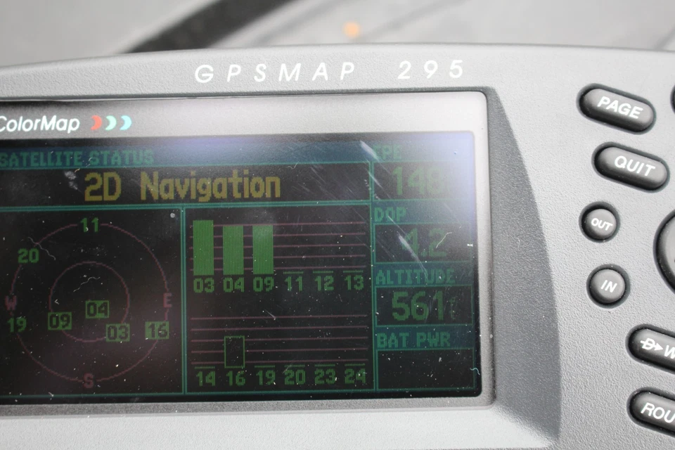 Garmin GPSMAP 295 Aviation - Color Map Marine - 4" Diagonal Screen - Image 4 of 4