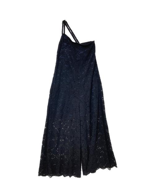 Ameri                    One-shoulder lace flared… - image 1