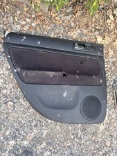 Vw Volkswagen Passat B5 Rear Driverside Black Leather Door Panel Card 98-05