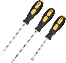 3pc Upholstery Staple Remover & Tack Lifter Heavy Duty Nail Puller Tool Set