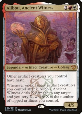 Alibou, Ancient Witness 7 M Foil C21 MTG NM
