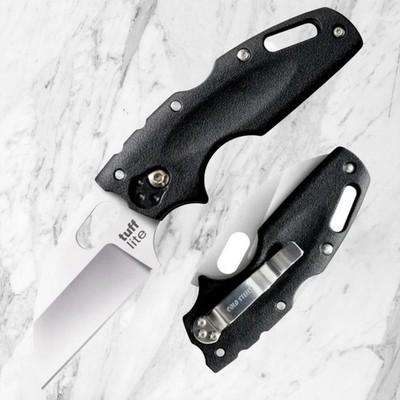 COLD STEEL TUFF LITE FOLDING KNIFE TRI-AD LOCK BLACK GRIV-EX AUS-8A SS 20LTZ
