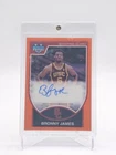 BRONNY JAMES 2023-24 BOWMAN CHROME U 2007-08 ORANGE REFRACTOR AUTO /25 Q7540