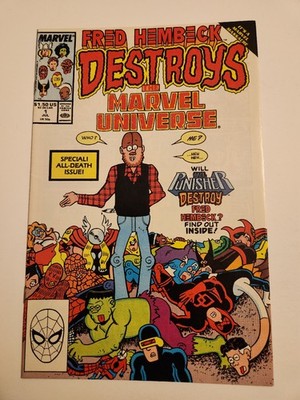 Fred Hembeck Destroys the Marvel Universe #1 (Marvel Comics July 1989)