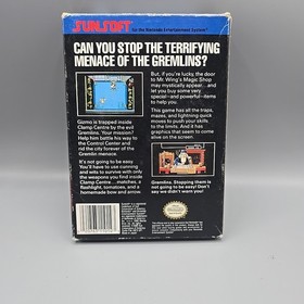 Gremlins 2 The New Batch (Nintendo NES) Oval Seal Complete With Manual CIB 