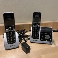 AT&T CRL 82312 Telephone Landline 2Handset Answering System W Caller ID Announce