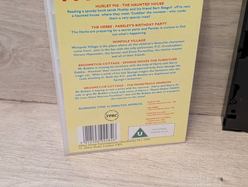 Children's Video Favourites Huxley Pig,Herbs,wimpole,broomstick cottage pal vhs - Picture 8 of 8