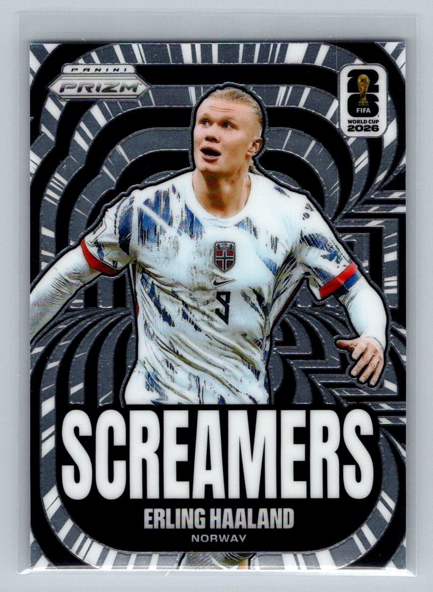 2026 Panini Prizm FIFA World Cup #15 Erling Haaland Screamers