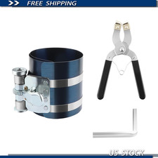 Adjustable Piston Ring Compressor Tool Kit Includes Piston Rings Pliers And Fou Adjustable Piston Ring Compressor Tool Kit Includes Piston Rings Pliers And Fou