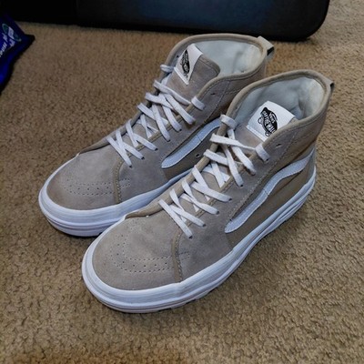 Vans Unisex  Sentry Sk8-hi Wafflecup Ultra Cush Light Beige Women's 8 Men 6.5