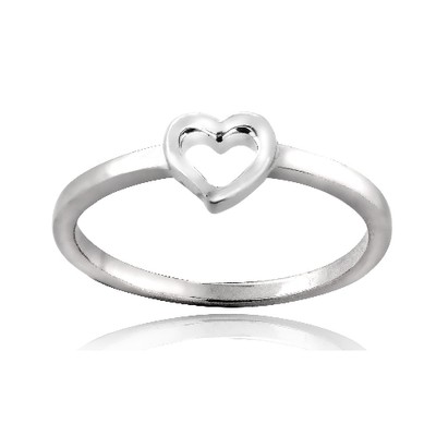 STAR JEWELRY ハート リング　925 K14 CZ 925 Sterling Silver Kids Babies' Star CZ Ring A-M Sizes