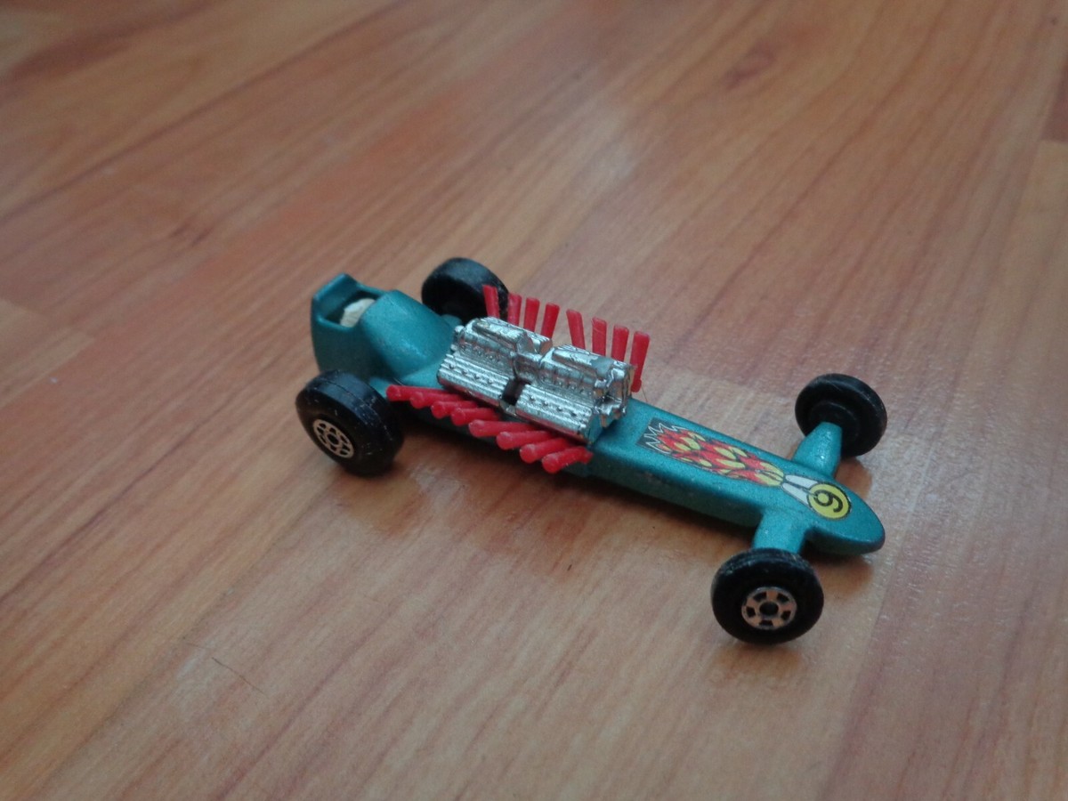 VINTAGE MATCHBOX LESNEY SUPERFAST NO.64 SLINGSHOT DRAGSTER BLUE