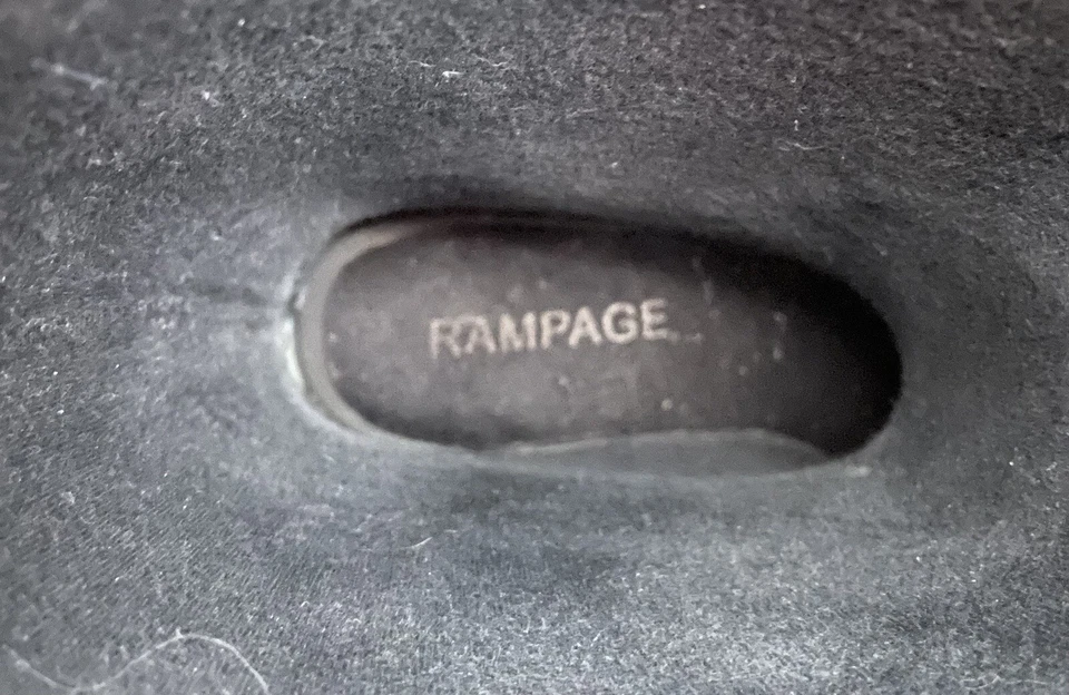 Botas de lluvia Rampage Raveyn Crocodile de goma negras para mujer, talla 6 Gorpcore Foto 2 de 4