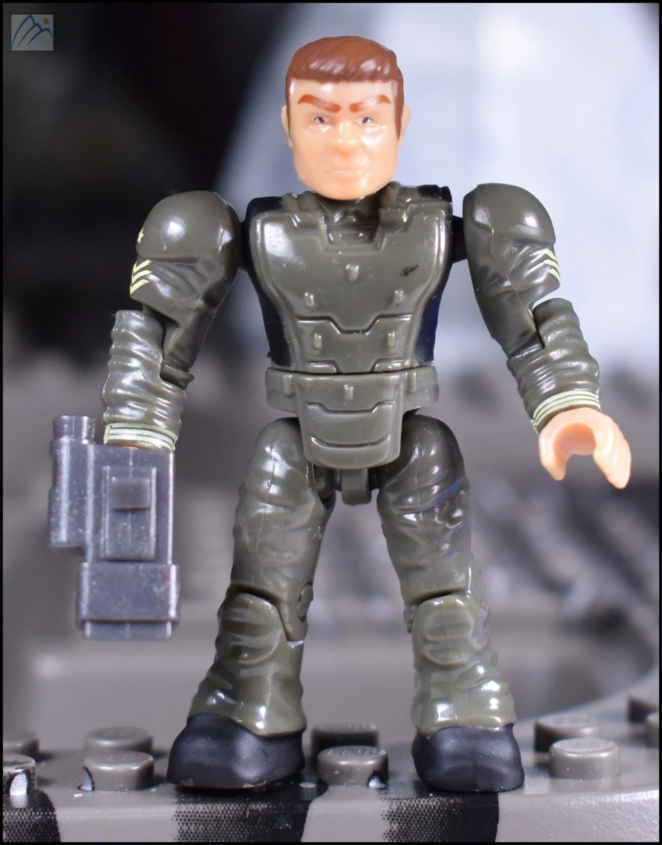 HALO MEGA BLOKS CONSTRUX COMMANDER CAPTAIN LASKY MINI FIGURE 97174