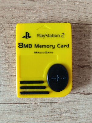 Playstation 2 - Ps2- 8MB Memory Card Nyko - #gelb - MagicGate - 