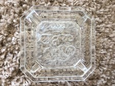 VSOE VENICE SIMPLON ORIENT-EXPRESS: MAGNIFIQUE CENDRIER COLLECTOR EN VERRE SABLÉ