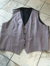 NWT Mix Brand Casual Dress Multi Color  Men's Vest  Size 60