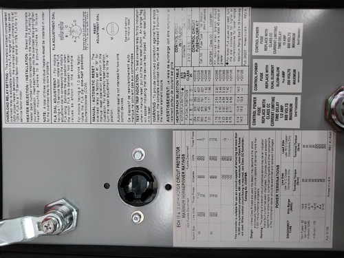 EATON Cutler-Hammer 84-32149-1.Series A1 ECH 16&18 WITH MOTOR CIRCUIT PROTECTOR - Picture 4 of 8