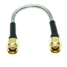 RPSMA Male to SMA male RG402 0.141" lot Semi Flexible Coaxial RG402