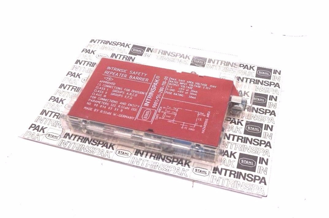 NEW STAHL 9001/51-280-110-00 SAFETY REPEATER BARRIER 90015128011000