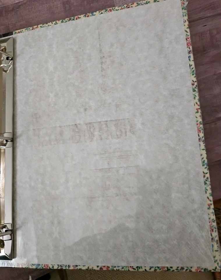 Vintage Floral Pioneer Photo Album - 3 Ring - 100 Magnetic Pages (50 Sheets) - Image 4 of 4