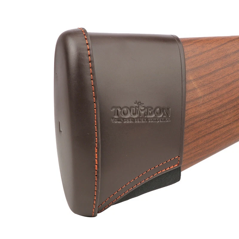 TOURBON Leather Recoil Pad Henry Rifle Buttstock Cover Gun Buttpad Slipon-L Size - Image 3 of 4