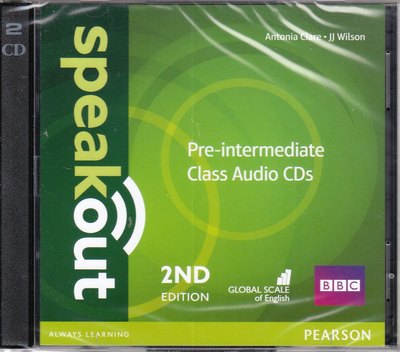 Pearson SPEAKOUT 2nd EDITION Pre-Intermediate CLASS AUDIO CD 1447976894 @ NEW