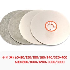 4" 100mm Diamond Grinding Disc Abrasive Wheel Coated Flat Lap Disk 36-3000 Grit