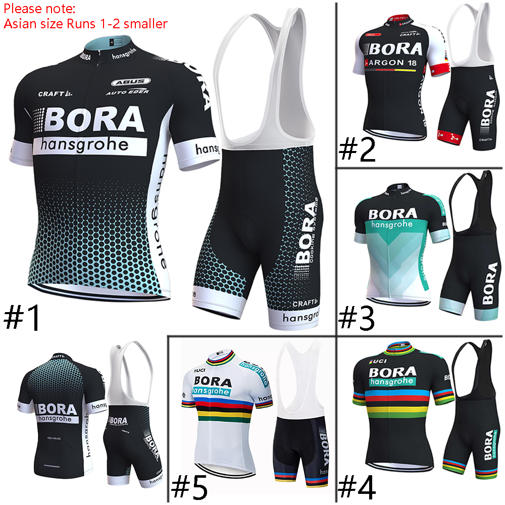 Mens Cycling Jersey Set Short Sleeve Summer Team Cycling 3D Padded Bib