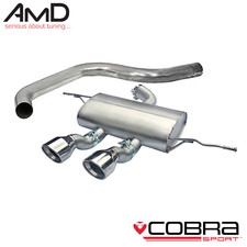 Cobra Seat Leon Cupra R Exhaust Cat Back Non Resonated MK2 1P LCR SE27