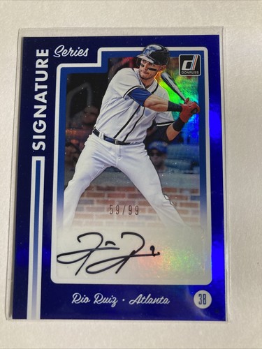 2017 Panini Chronicles Donruss Signature Series Blue /99 Rio Ruiz Rookie Auto RC - 第 1/7 張圖片
