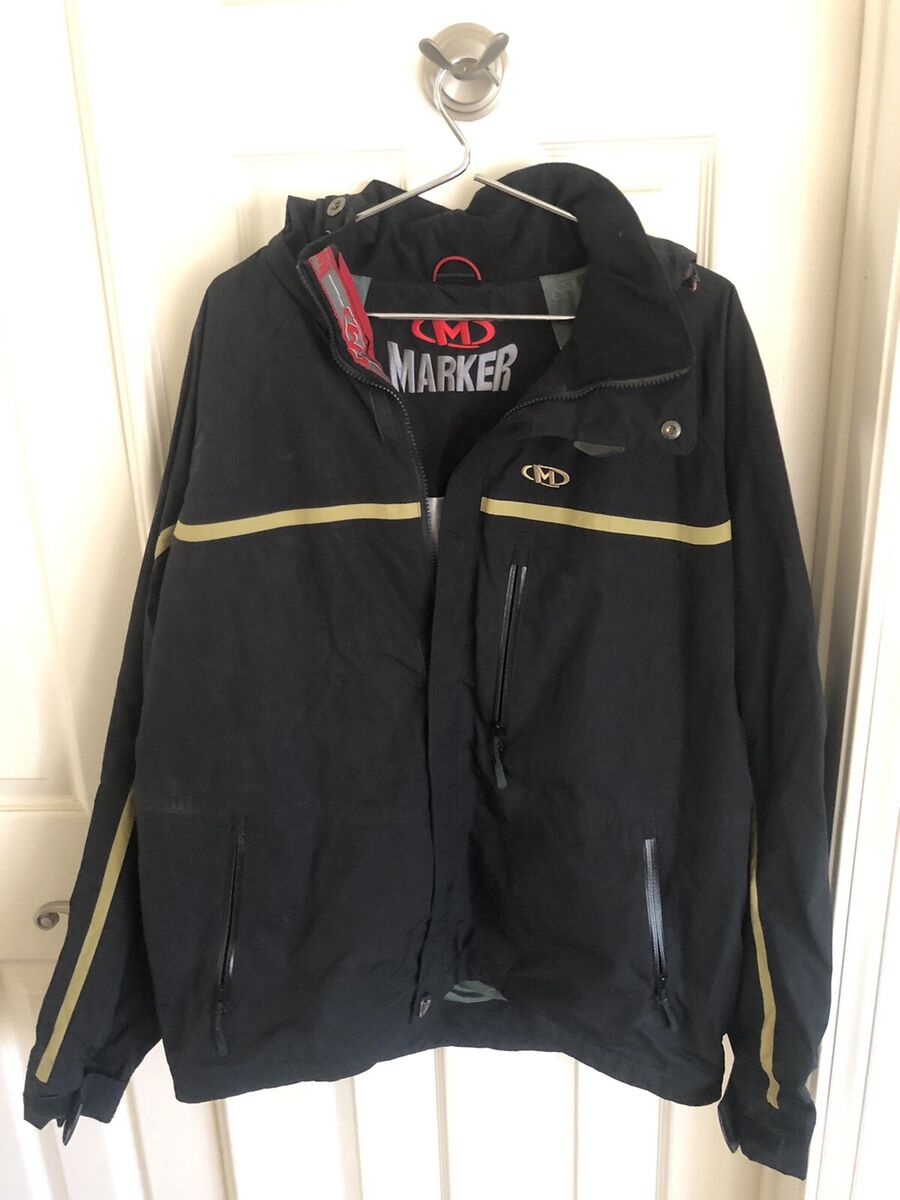 Marker - Ski Snowboard Vintage Jacket Men Size L Removable Marker - Ski Snowboard Vintage Jacket Men Size L Removable