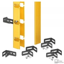 NEW FGS-KTW2-R ADC TE COMMSCOPE 2x4 VERTICAL 2" SLOTTED DUCT KIT 6 FT YELLOW