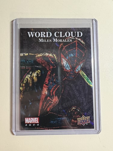 Miles Morales #WC-50 Marvel 2020 Upper Deck Ages Word Cloud card