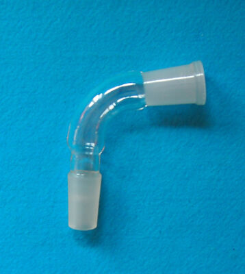 Glass Bend Connecting Tube Ground Joint 24/29 Lab Bent Adapter 105 Degree
