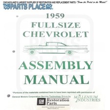 1959-59 Chevrolet Impala Assembly Manual Each Loose Leaf Unbound