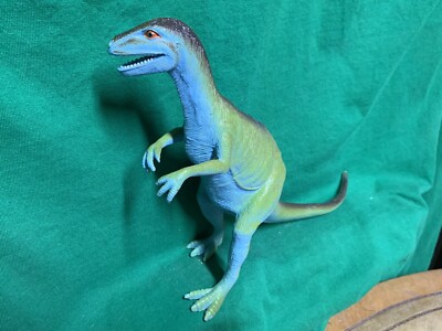 Vintage 8” Dinosaur￼ Plastic Toy Figure Ornitholestes