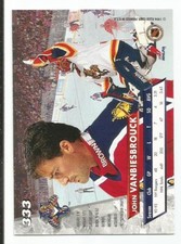 JOHN VANBIESBROUCK 1993-94 FLEER ULTRA CARD MINT CONDITION FLORIDA PANTHERS
