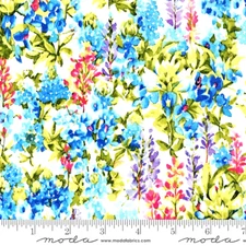 Moda Fabrics The "WILDFLOWERS VI 33772 11 "CLOUD" BTY