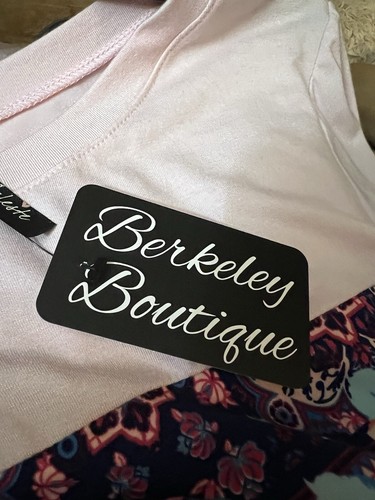 Women’s Extra Large Long Sleeve Shirt “Celeste” By: Berkley Boutique Pink NWT - Picture 6 of 8