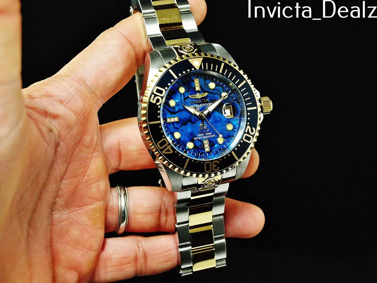 Invicta 47mm grand top diver automatic abalone